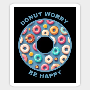 Donut Worry - Be Happy Sticker